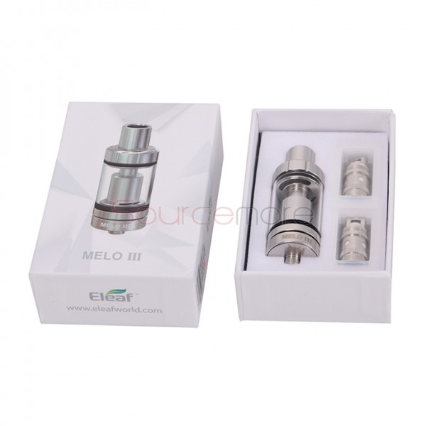 Eleaf Melo III Atomizer 4ml- Silver