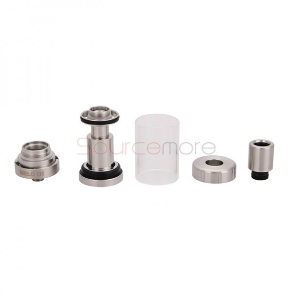 Eleaf Melo III Atomizer 4ml- Silver