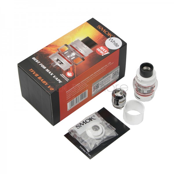 SMOK TFV8 Baby V2 Tank - White