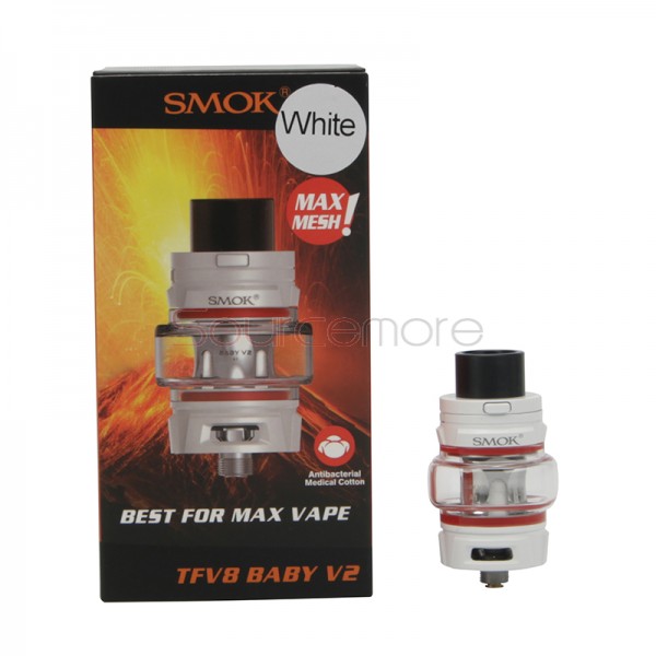 SMOK TFV8 Baby V2 Tank - White