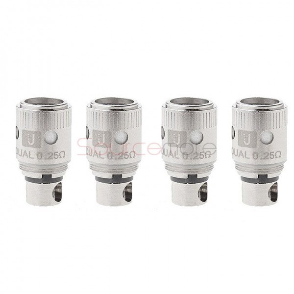 Uwell Crown Replacement Coil for Uwell Crown Tank 4pcs Packing 316L Stainless Steel Dual Coil Head-0.25ohm 