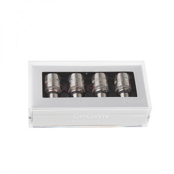 Uwell Crown Replacement Coil for Uwell Crown Tank 4pcs Packing 316L Stainless Steel Dual Coil Head-0.5ohm 