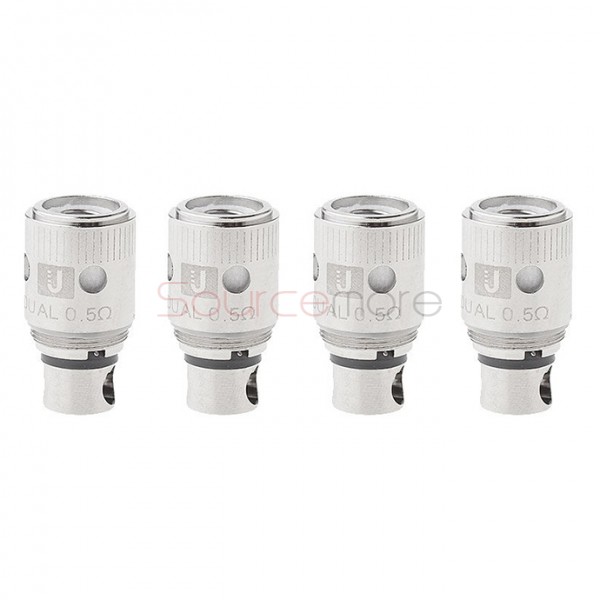 Uwell Crown Replacement Coil for Uwell Crown Tank 4pcs Packing 316L Stainless Steel Dual Coil Head-0.5ohm 