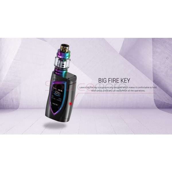 SMOK Devilkin Kit with TFV12 Prince Tank - Black and Prism Chrome