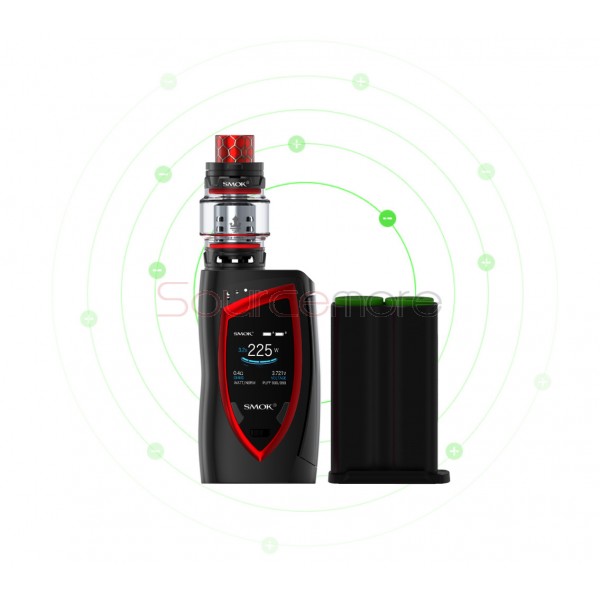 SMOK Devilkin Kit with TFV12 Prince Tank - Black and Prism Chrome