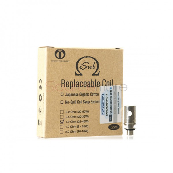 5pcs Innokin Replacement iSub Coil 1.0ohm 