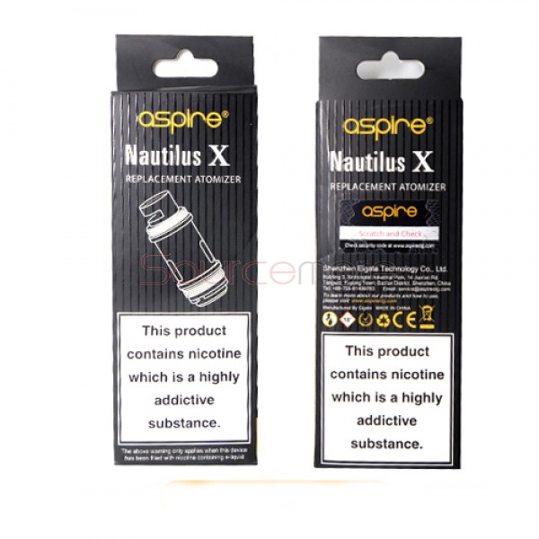 5pcs Aspire Nautilus X Replacement Coil TPD Edition - 1.8ohm