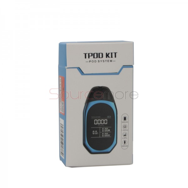 Tesla Tpod Pod Vape Kit with 2ml Capacity - Blue