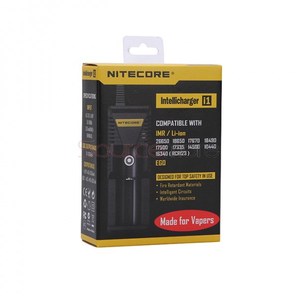 Nitecore I1 Intellicharger with eGo Charging Port-EU Plug