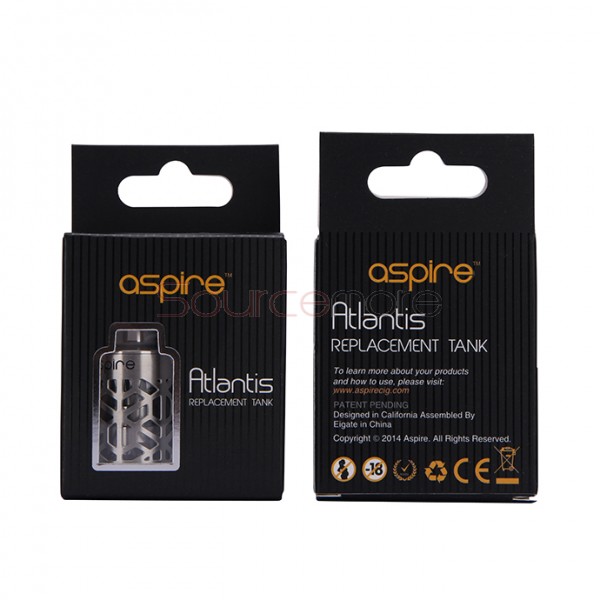Aspire Replacement Hollowing Tank for Atlantis Clearomizer