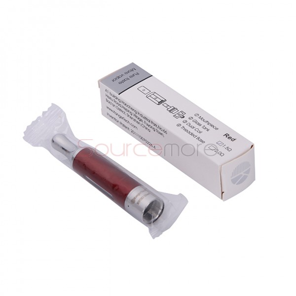 Kangertech EVOD Glass Clearomizer Bottom Dual Coil Clearomizer 1.5ml-Red