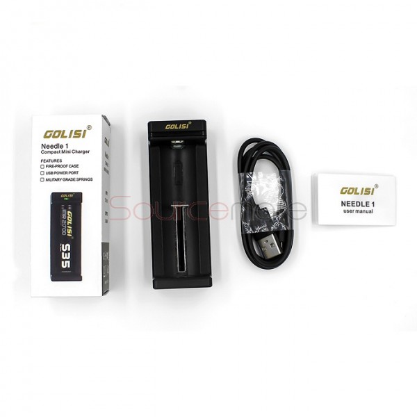 Golisi Needle 1 Smart USB Charger - Black