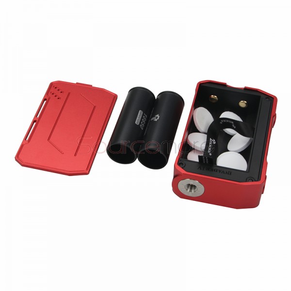 Tesla Invader IV Box Mod - Red