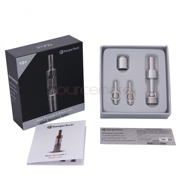 Kanger Mini Protank 3 Electronic Cigarette Atomizer Kit-Clear 