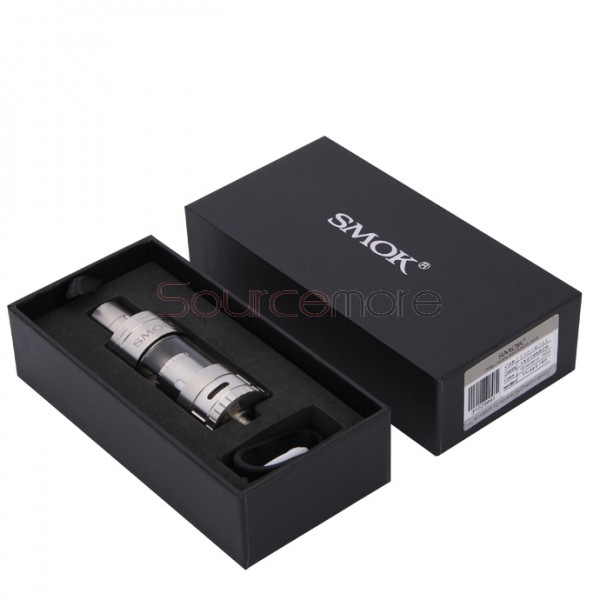 SMOK TFV4 Atomizer Sub Ohm Tank Simple Packing with 510/eGo Thread 5ml-Silver