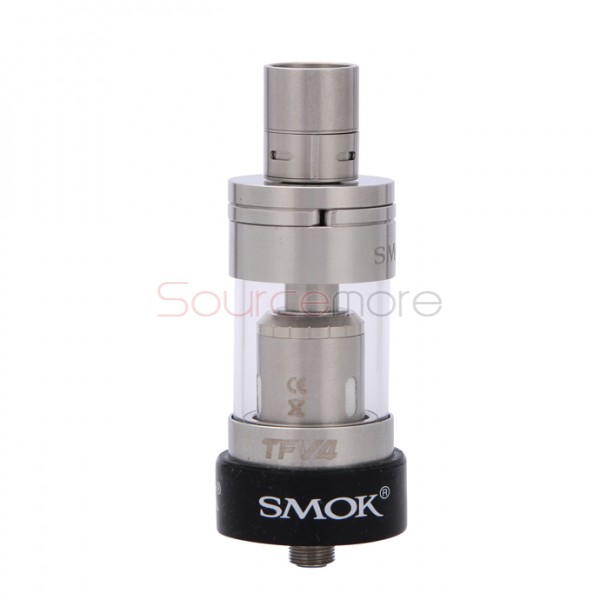 SMOK TFV4 Atomizer Sub Ohm Tank Simple Packing with 510/eGo Thread 5ml-Silver