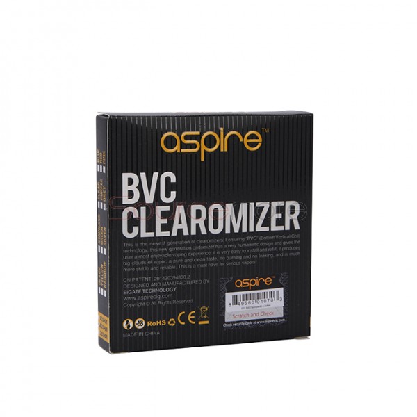 Aspire CE5 BVC Clearomizer 5pcs - Black