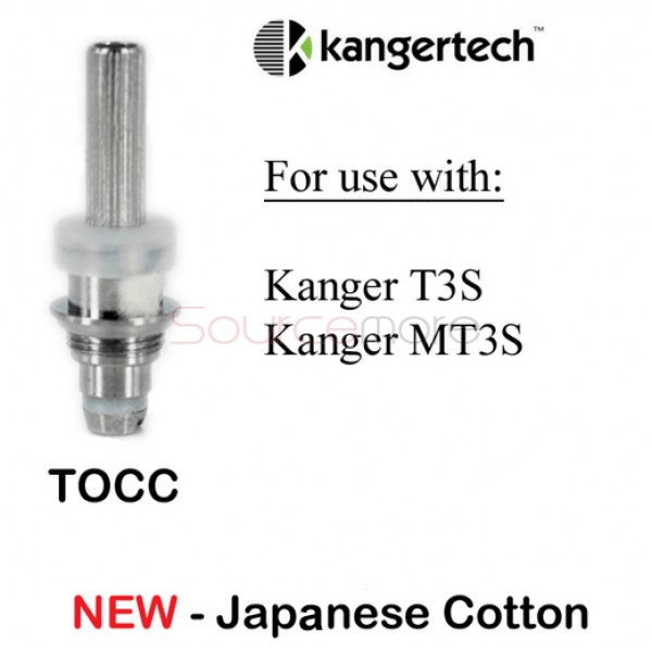 5PCS Kanger New TOCC Organic Cotton Coils for T3S MT3S  - 1.8ohm