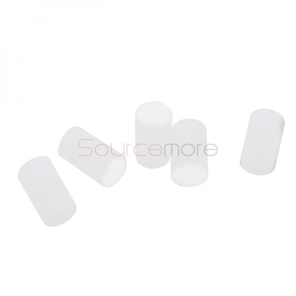 Disposable Silicone Short Version Drip Tip 10pcs-Clear