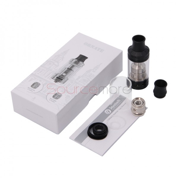 Joyetech Ornate Atomizer with 6.0ml Capacity and Considerable Airflow Inlet- Black