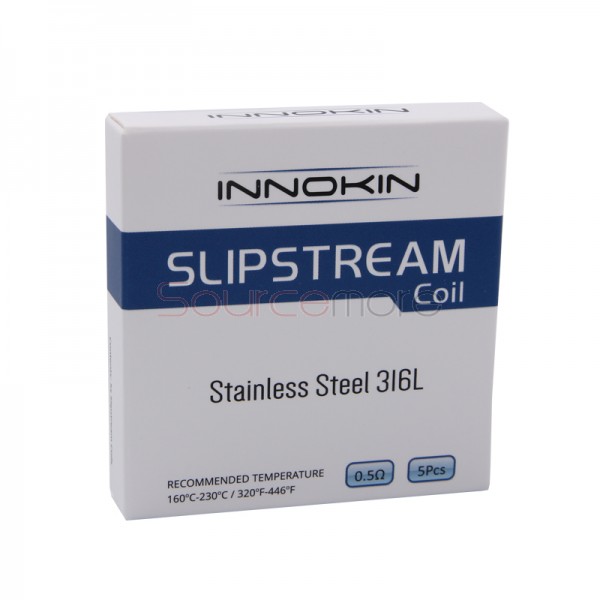 Innokin Stainless Steel 316L Replacement Coil Head for Innokin SlipStream Tank 5pcs-0.5ohm