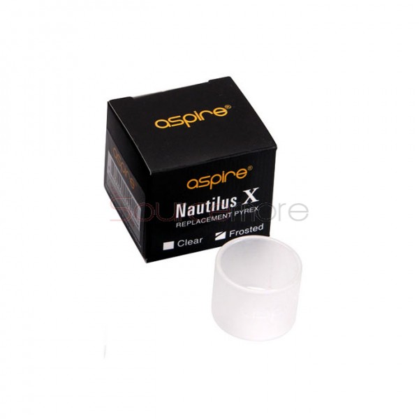 Aspire Replacement Pyrex Glass Tube for Nautilus X Tank -Frosted