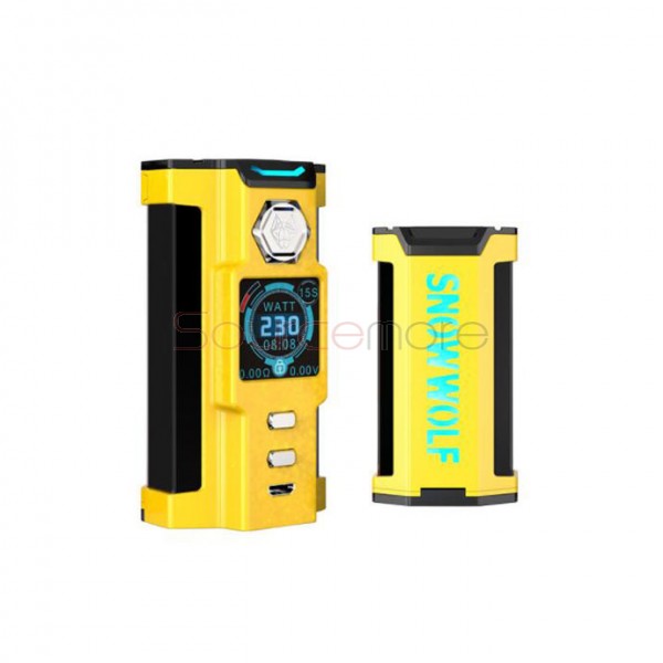 Sigelei Snowwolf Vfeng 230W Mod Powered by Dual 18650 Cells-Black