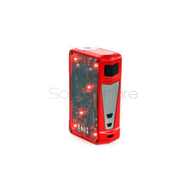 Sigelei Kaos Z 200W TC/VW Box Mod Powered by Dual 18650 Cells-Red