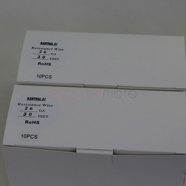 Kanthal A1 Resistance Wire for Rebuildable Atomizers 26GA 30 Feet Heat Resistant Material