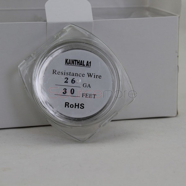 Kanthal A1 Resistance Wire for Rebuildable Atomizers 26GA 30 Feet Heat Resistant Material