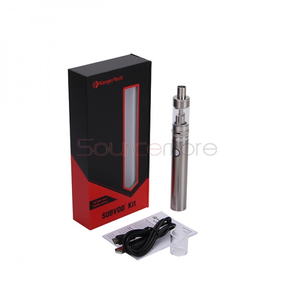 Kanger SUBVOD Starter Kit 1300mah SUBVOD Battery with 3.2ml Nano Atomizer(SSOCC Coil Head)   - Stainless Steel