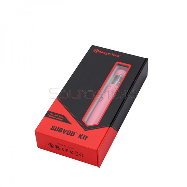 Kanger SUBVOD Starter Kit 1300mah SUBVOD Battery with 3.2ml Nano Atomizer(SSOCC Coil Head)  - Pink
