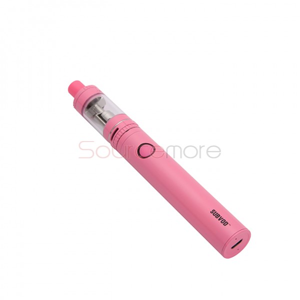 Kanger SUBVOD Starter Kit 1300mah SUBVOD Battery with 3.2ml Nano Atomizer(SSOCC Coil Head)  - Pink