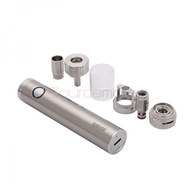 Kanger SUBVOD Starter Kit 1300mah SUBVOD Battery with 3.2ml Nano Atomizer(SSOCC Coil Head)   - Stainless Steel