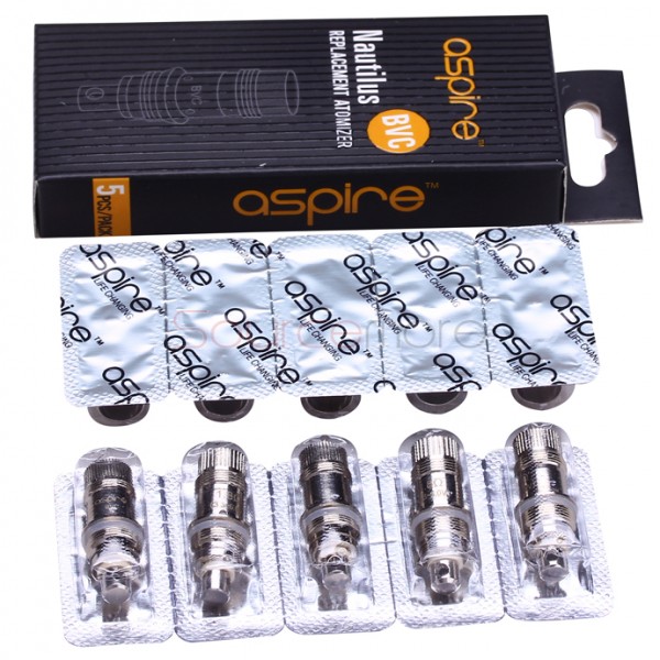 Aspire  BVC Replaceable Coils 5pcs for Nautilus 1.8ohm