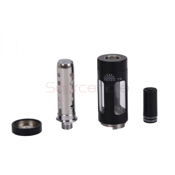 Innokin Endura Prism T18 Tank 2.5ml Top Filling with 1.5ohm Replaceable Coil Head-Black