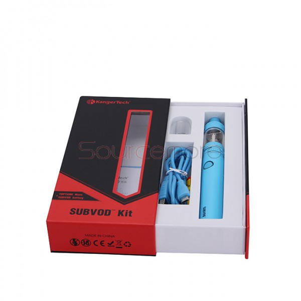 Kanger SUBVOD Starter Kit 1300mah SUBVOD Battery with 3.2ml Nano Atomizer(SSOCC Coil Head) - Blue