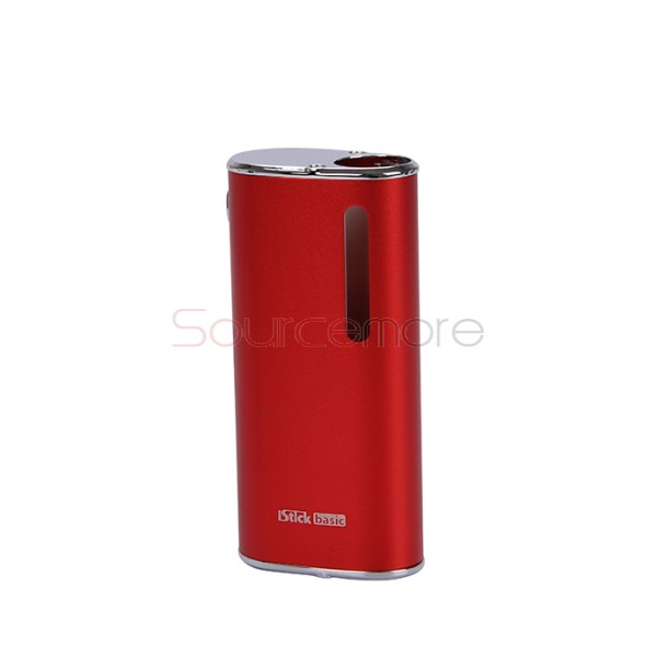 Eleaf iStick Basic 2300mah Mod Battery Simple Packing Magnetic Connector Side Liquid View Window-Red
