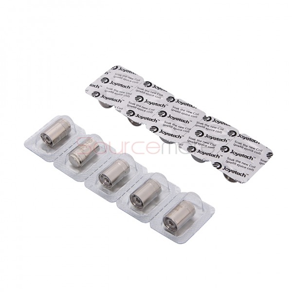 Joyetech Bottom Feeding Replacement Coil Head BF SS316 Mouth Inhale Coil for CUBIS Atomizer 5pcs-1.0ohm
