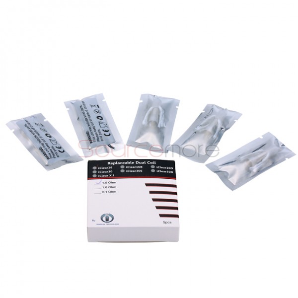 5PCS Innokin iClear 16 Replacement Coil Heads - 1.5ohm