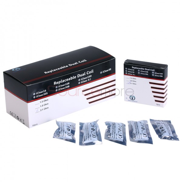 5PCS Innokin iClear 16B / 16D Replacement Coil Heads - 1.5ohm