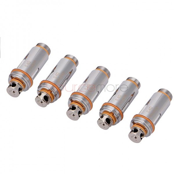 Aspire Cleito Tank Replacement Coil Head 5pcs - Dual Clapton 0.4ohm