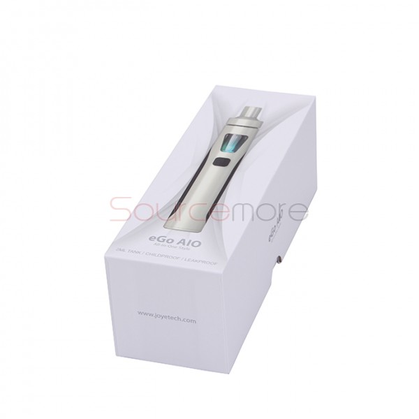 Joyetech eGo ONE AIO Starter Kit 2.0ml Liquid Capacity Adjustable Airflow USB Charging All-in-one Kit-Silver