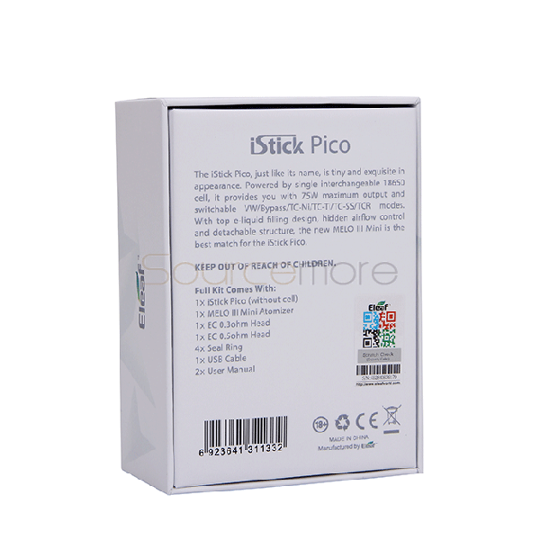 Eleaf iStick Pico Kit 75W/2ml - Black