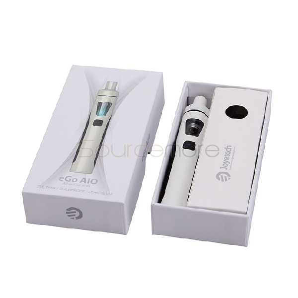 Joyetech eGo ONE AIO Starter Kit 2.0ml Liquid Capacity Adjustable Airflow USB Charging All-in-one Kit-Black+White