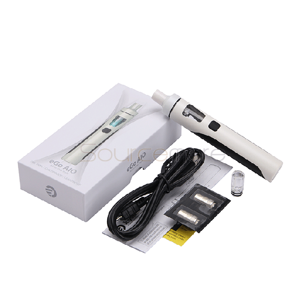 Joyetech eGo ONE AIO Starter Kit 2.0ml Liquid Capacity Adjustable Airflow USB Charging All-in-one Kit-Black+White