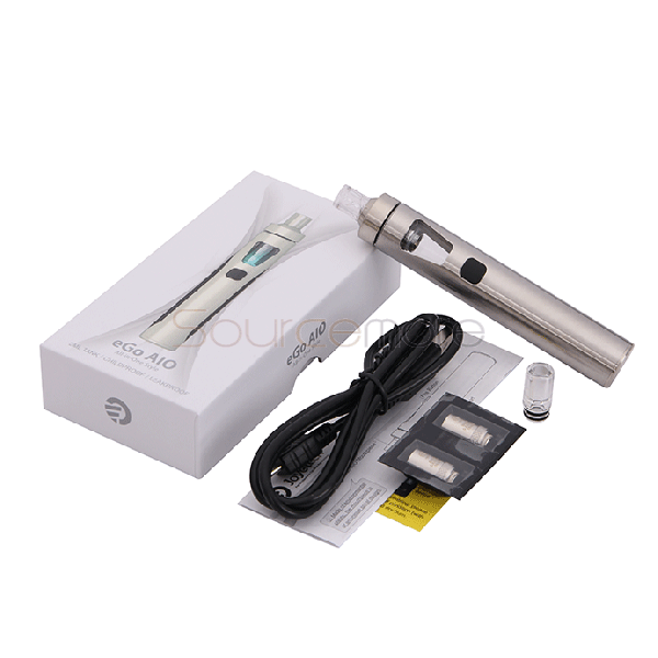 Joyetech eGo ONE AIO Starter Kit 2.0ml Liquid Capacity Adjustable Airflow USB Charging All-in-one Kit-Silver