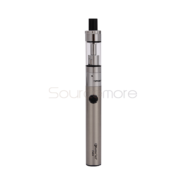 Kanger Top Evod Top-filling Design VOCC-T 1.7ml Top Evod Tank with 650mah Evod Battery Starter Kit-Silver