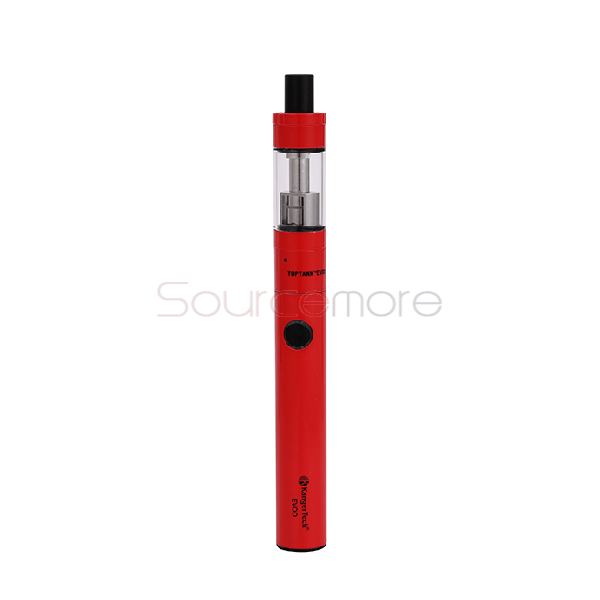 Kanger Top Evod Top-filling Design VOCC-T 1.7ml Top Evod Tank with 650mah Evod Battery Starter Kit-Red