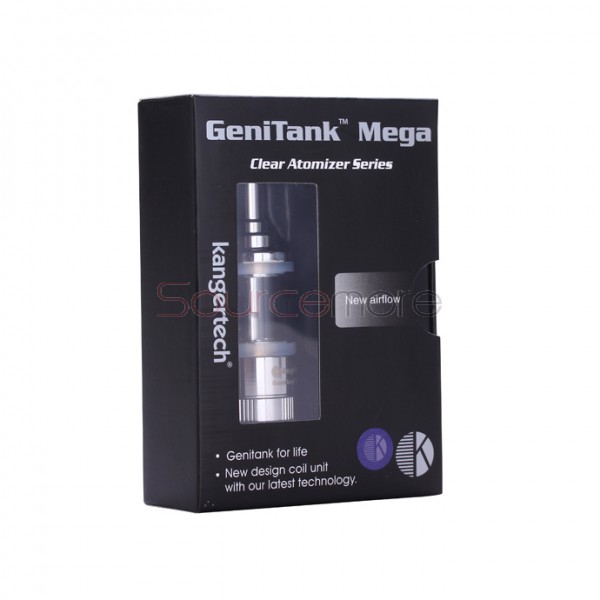 Kanger Genitank Mega 3.8ml Clearmoizer Airflow Control Glass Clear Atomizer